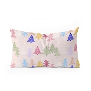 Showmemars Xmas forrest pattern Oblong Throw Pillow - Society6 - 1 of 2