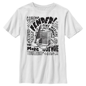 Boy's Fender Sketch Poster T-Shirt - 1 of 4