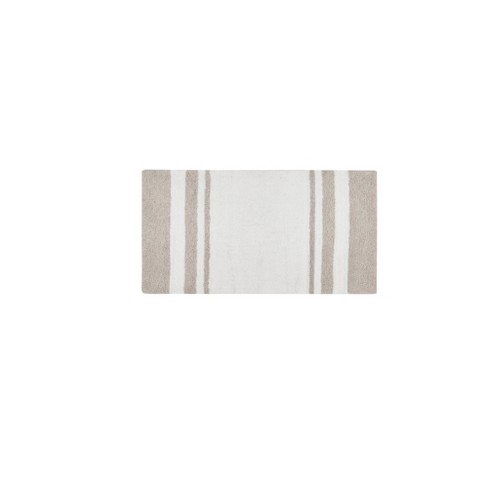 27 X45 Spa Cotton Reversible Bath Rug Taupe Brown Target