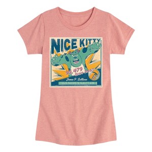 Girls' - Disney - Nice Kitty Fitted Short Sleeve Graphic T-Shirt - 1 of 4