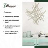 Cheung's Avalon Small Abstract Wall Decor Rose Gold - 3 of 4