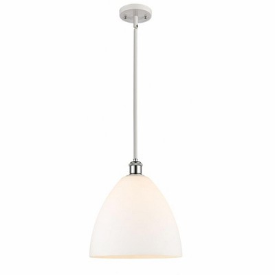 Bristol Glass - 1 Light Mini Pendant In Industrial Style-12.75 Inches Tall and 12 Inches Wide