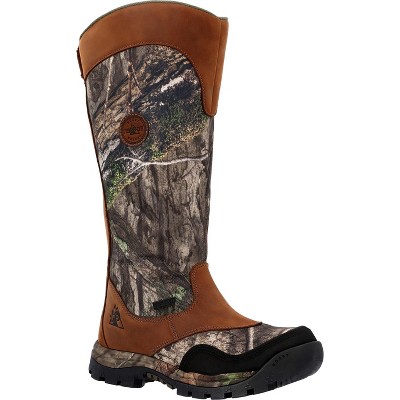 Men's Rocky Lynx Snake Waterproof Zipper Pull-On Snake Boot