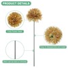Unique Bargains Artificial Chrysanthemum Ball Flowers Silk Bouquets Real Touch 11 Inch 30 Pcs - 2 of 4