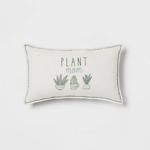 Plant shop throw pillow