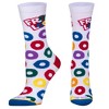 Cool Socks Novelty Crew Dress Sock, Women's, Food, Breakfast, Colorful Cute Stylish Funny Silly - 2 of 4
