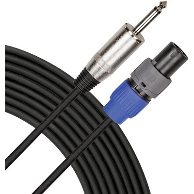Musician's Gear 14-Gauge Speakon to 1/4" Speaker Cable 25 ft.