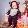 The Queen's Treasures 15 Inch Baby Doll Bear Sleeper Clothes Fits Bitty Baby - 2 of 4