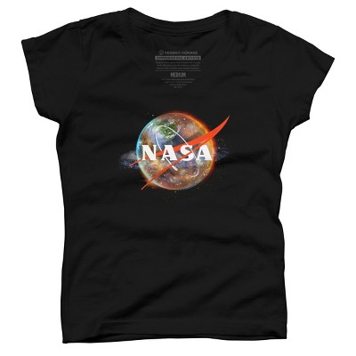 Girl's NASA NASA Planet Logo By T-Shirt