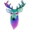 Men's Design By Humans Disco Stag By iamkeelin T-Shirt - 2 of 4