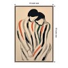 Amanti Art Intimate Embrace Man and Woman by Treechild Canvas Wall Art Print Framed 16 x 23-in. - 4 of 4
