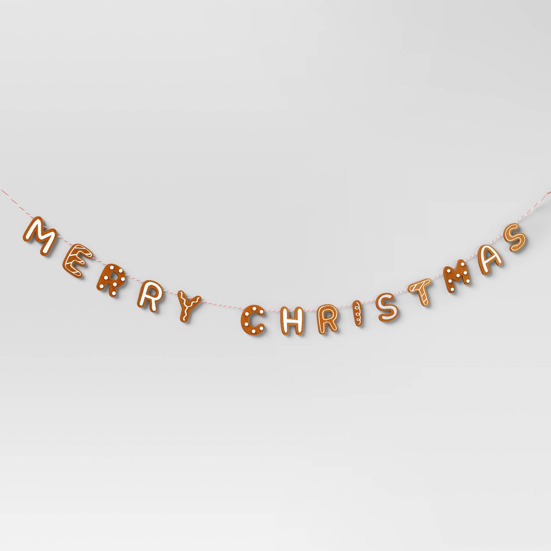"Merry Christmas" Gingerbread Garland - Wondershop™
