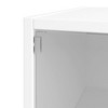 Kumasinova 3/4-Tier Shoe Storage Cabinet with Sliding Glass Doors,Stackable Wood Organizer with LED Lights,Shoe Rack for Entryway,Hallway,Balcony - 3 of 4