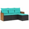 Garden Sofa Set Black, Blue vidaXL - 2 of 3