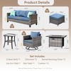 XIZZI Modular Outdoor Swivel Sectional Sofa Set, UV-Resistant Modular Lounge Set w/ Swivel Chairs, Side Table & Optional 3-Seat Sofa, Ottoman, Firepit - 2 of 4