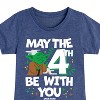 Girls' - Star Wars - Yoda May The 4Th Fitted Short Sleeve Graphic T-Shirt - 2 of 4