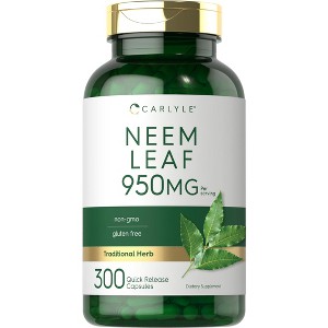 Carlyle Neem Leaf 950mg | 300 Capsules - 1 of 3