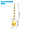 Unique Bargains Crystal Pendants Teardrop Beads for DIY Lamp Arts Crafts Decoration 6 Pcs - 2 of 4