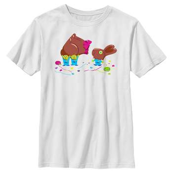 Boy's Toy Story Aliens Chocolate Easter Bunny T-Shirt