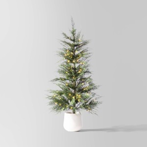 4.5' Pre-Lit Potted Balsam Artificial Christmas Tree - Wondershop™ - 1 of 4