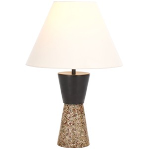 Callie Table Lamp - 18 Inch Height - TBL3009 - Grey/Black - Safavieh - 1 of 4