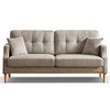 CAVINAS Waterproof Fabric 2 Seater Sofa with USB Charge Port for Living Room, Bedroom, Upholstered Loveseat Sofa, Couches for Living Room - 3 of 4