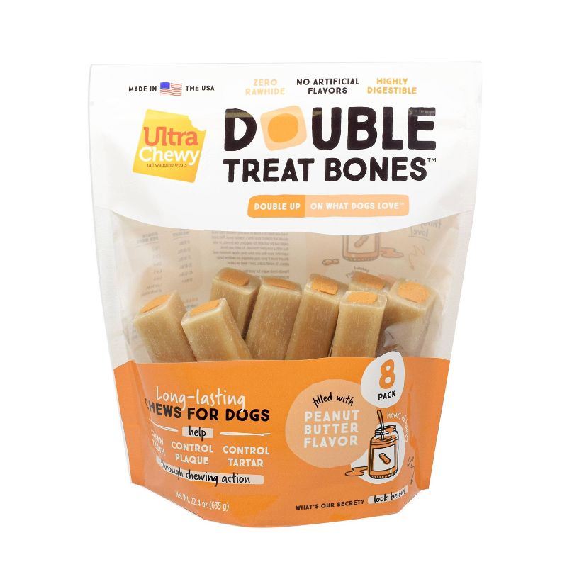 Ultra Chewy Peanut Butter Dental Dog Treats, 1 of 8