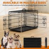 Yaheetech Metal Dog Crate for Small to Medium-Sized Dogs, Black - 3 of 4