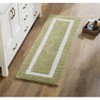 Hotel Bath Rug 100% Premium Cotton Tufted Two Tone Reversible Bathroom Rug, Soft & Water Absorbent, Machine Washable Bath Mat - 2 of 4