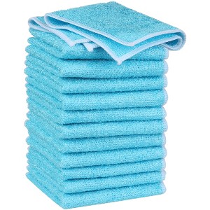Unique Bargains Super Absorbent Microfiber Kitchen Towel 12 Packs - 1 of 4