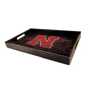 NCAA Nebraska Cornhuskers Distressed Tray - 1 of 3