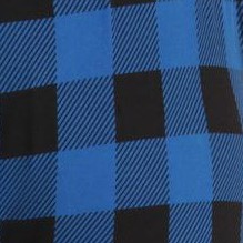 blue buffalo plaid