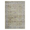 Vintage floral area rug – washable, soft  cotton. TPR non-slip. Fits living rooms, bedrooms, bathrooms and more home office spaces. - 2 of 4