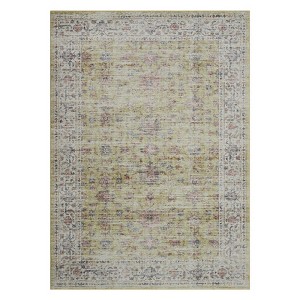 COZONY Washable Area Rug, Non-Slip Low Pile Floral Carpet, Indoor Rug for Living Room, Bedroom, Kitchen, Hallway - 1 of 4