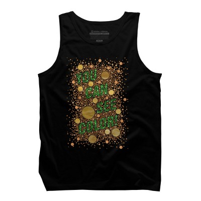 Men's Design By Humans Colorblind! By TenkenNoKaiten Tank Top