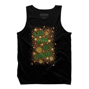 Men's Design By Humans Colorblind! By TenkenNoKaiten Tank Top - 1 of 4