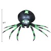 Tangkula Halloween Decoration 6FT Inflatable Blow-Up Spider With LED Lights Outdoor Yard - 3 of 4