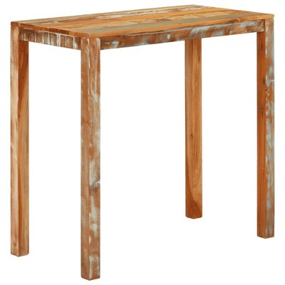 vidaXL Console Table Wooden Entryway Side Table for Living Room Solid Wood