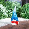 Evergreen 12"H Ceramic Portly Holiday Garden Statuary, Snowman - 2 of 3