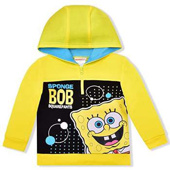 Nickelodeon Toddler Nickelodeon Relaxed Fit Long Sleeve Hooded Basic Sweatshirt - Yellow 3T