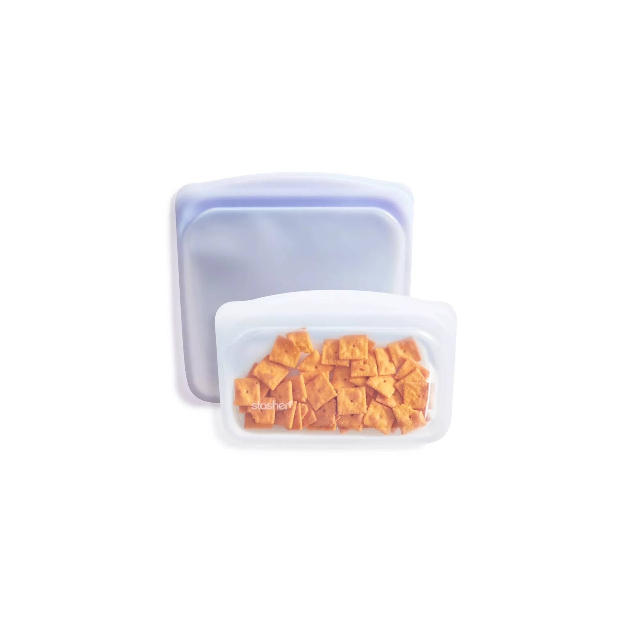 Stasher Premium Silicone Reusable Food Storage Sandwich & Snack Set - 2pk: BPA-Free, Portable, Air Tight Seal