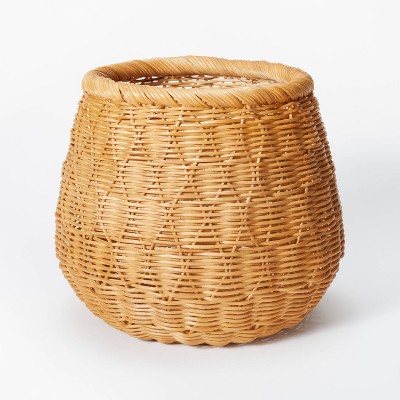 Small Light Woven Round Basket - Threshold™ designed with Studio McGee