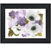 HomeRoots Lilacs and Anemone Black Framed Print Wall Art - 4 of 4