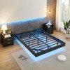 Floating Bed Frame with Led Lights - 4 of 4