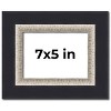 PosterPalooza | Photo Size Embellished Black Picture Frame - UV Acrylic, Foam Board Backing, Hanging Hardware - 2 of 4