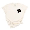 Simply Sage Market Trick Or Treat Flowers Front And Back Garment Dyed Tee - 3 of 4