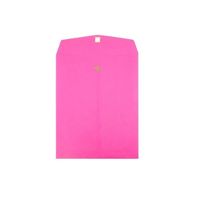 JAM Paper 10x13 Open End Catalog Colored Envelopes w/Clasp Closure Ultra PK 900909026A