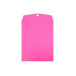 JAM Paper 10x13 Open End Catalog Colored Envelopes w/Clasp Closure Ultra PK 900909026A - 1 of 4