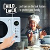 Nostalgia Retro 0.7 Cubic Foot 700-Watt Countertop Microwave Oven - Blue - 4 of 4