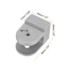 Unique Bargains Pivot Connectors for Aluminum Extrusion Profile Joint Brackets 2 Pcs - 2 of 4